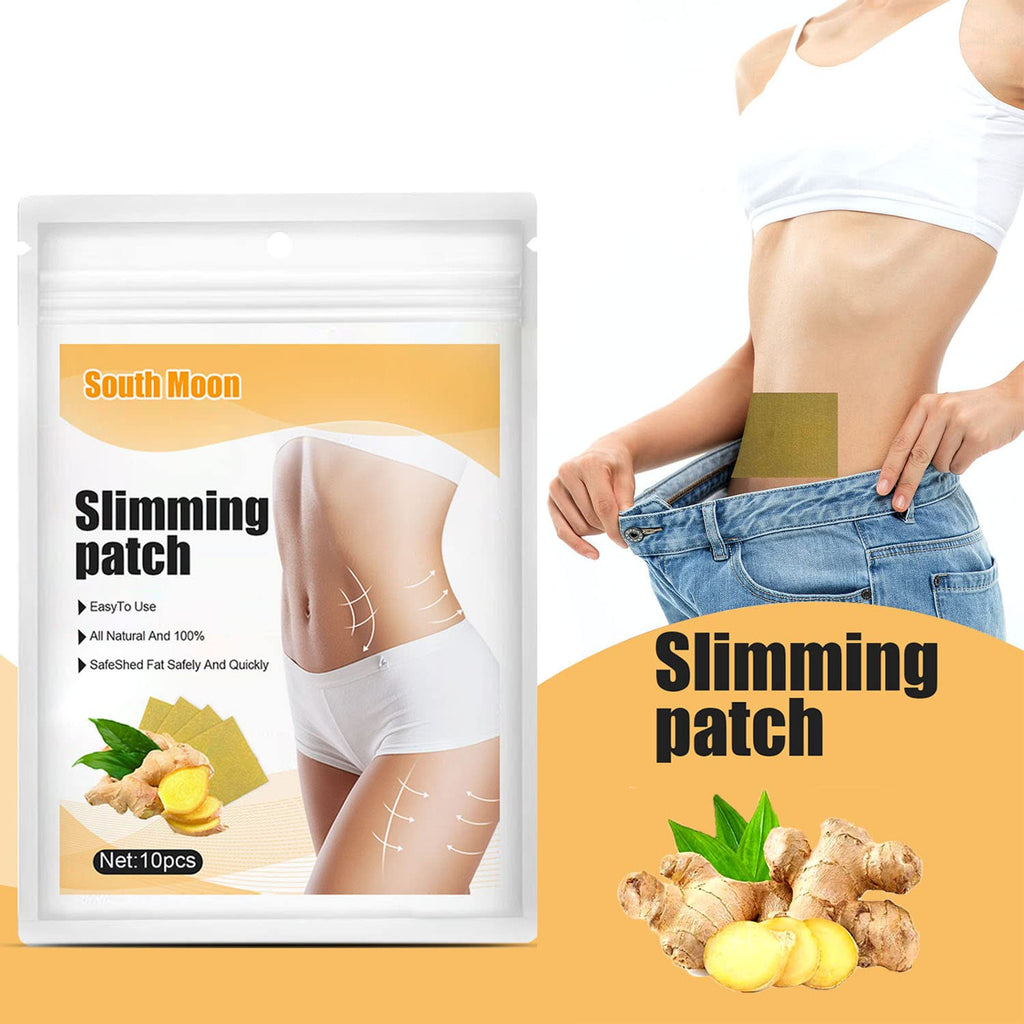 [Australia] - DTWa weight loss patches 10pc Inhibit fat absorption slimming Natural Plant Formula slim patch Suits Sensitive Skin 