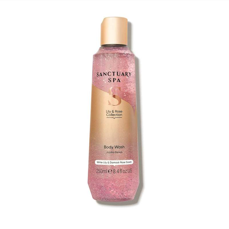 [Australia] - Sanctuary Spa Lily & Rose Body Wash for Women, No Mineral Oil, Cruelty Free & Vegan Shower Gel, 250ml New Version 