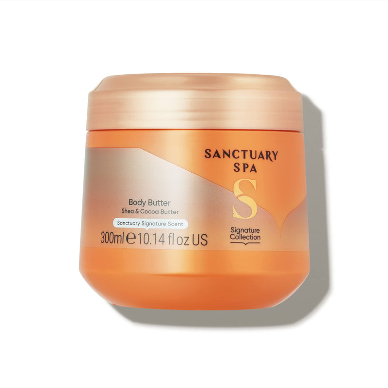 [Australia] - Sanctuary Spa Body Butter for Women, No Mineral Oil, Cruelty Free & Vegan Cocoa Butter & Shea Butter Moisturiser, 300ml 