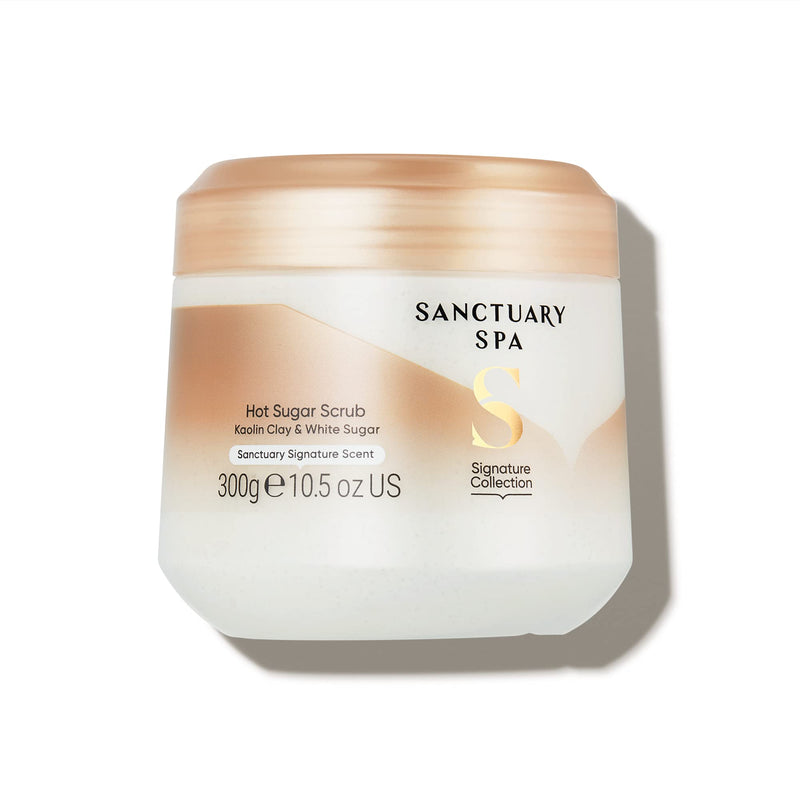 [Australia] - Sanctuary Spa Hot Sugar Scrub, No Mineral Oil, Cruelty Free and Vegan Sugar Body Exfoliator, 300 ml New Version 