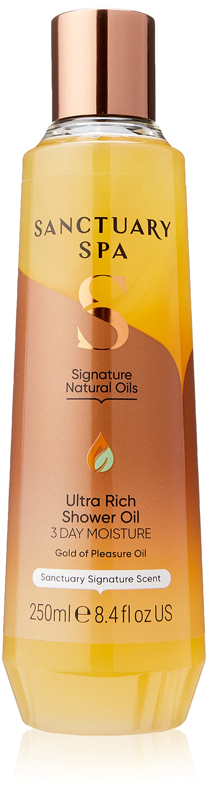 [Australia] - Sanctuary Spa Ultra Rich Shower Oil for Dry Skin, No Mineral Oil, Cruelty Free and Vegan, 250ml 