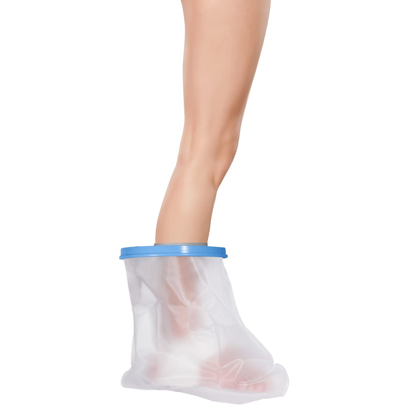 [Australia] - Waterproof Ankle Cast Cover for Shower , Annhua Thickening PVC Ankle Dressing Protector , Reusable Cast Bag to Keep The Wound Dry During Bathing 