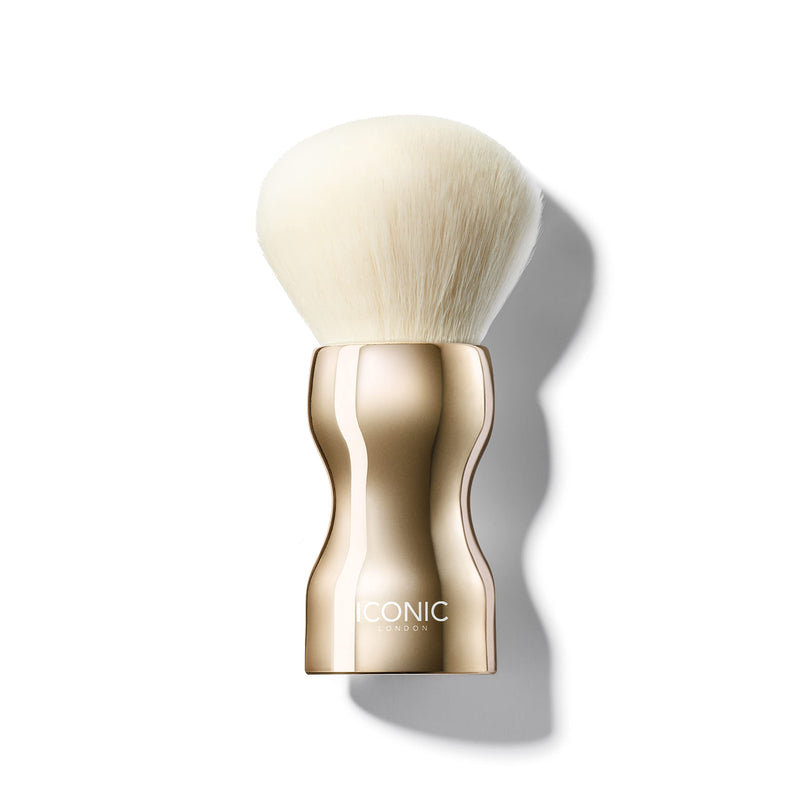 [Australia] - ICONIC London Tan & Buff Brush | Kabuki Brush for Tanning | Fake Tan Applicator For Liquid, Mousse, Gel and Powder 