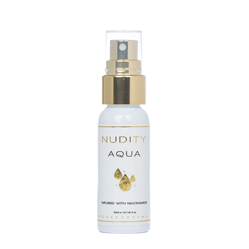 [Australia] - Rose & Caramel Nudity Aqua clear face tanning water MEDIUM/DARK gradual face tanner, best face tan 30ml 