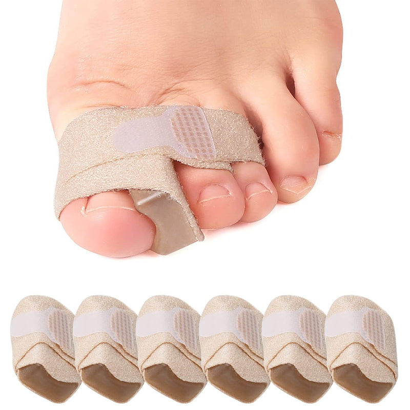 [Australia] - Yimanduo 6 Pcs Gel Toe Spacer Separators, Bunion Corrector for Overlapping Toe, Silicone Toe Spacers with Soft Gel Lining for Hallux & Bunion Pain Relief (L Size) 