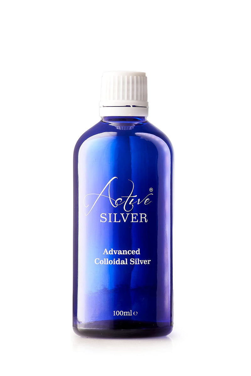 [Australia] - Active Silver Colloidal Silver Spray - 100ml Bottle with Atomiser, Small Particle Size for Better Application, 10ppm Premium Quality UK Colloidal Silver, Compact & Travel-Sized 100 ml (Pack of 1) 