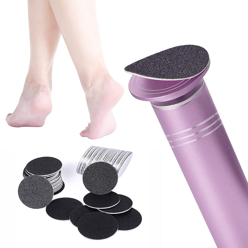[Australia] - 1200 RPM Electric Foot Sharpener Adjustable Speed Foot Polisher, Dead Skin Calluses Remover with 60 Replacement Sandpaper Discs, Unisex. 