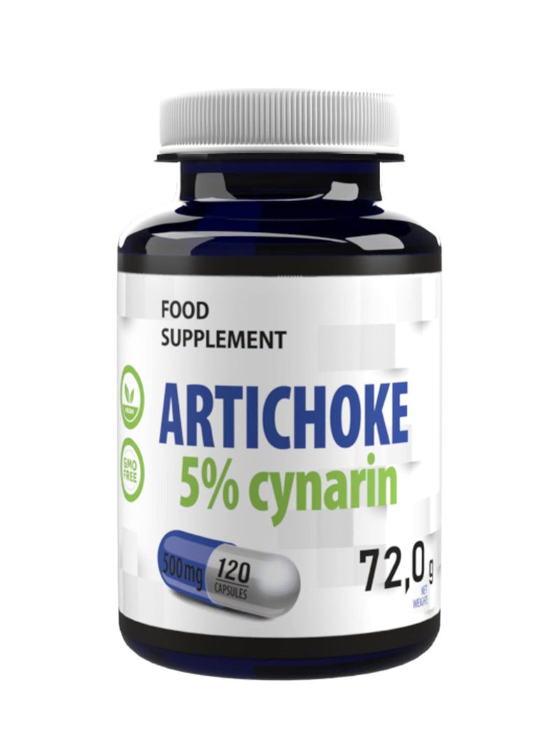 [Australia] - Hepatica Artichoke Extract 500mg 120 Vegan Capsules, 5% Cynarin, 3rd Party lab Tested, High Strength Supplement, Gluten and GMO Free 