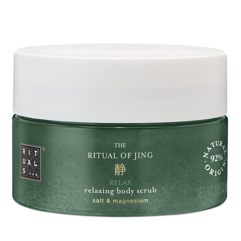 [Australia] - RITUALS Body Scrub from The Ritual of Jing, 300 gr - With Sacred Lotus, Jujube & Chinese Mint - Relaxing & Calming Properties with Magnesium Salt 