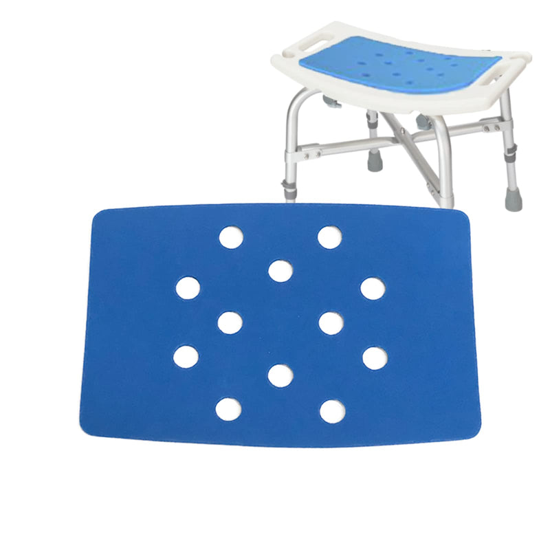 [Australia] - Bath Chair Seat Mat - Elderly Shower Bench Cushion Non-Slip EVA Foam Pad with Adhesive for Disabled Handicap Senior, Curved 