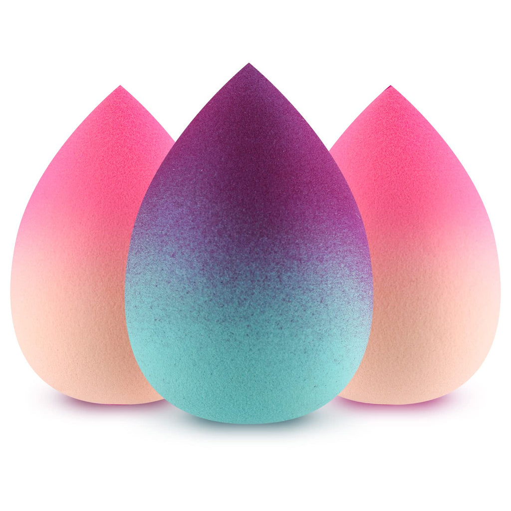 [Australia] - Makeup Sponge Blender DUAIU 3 pcs Gradient Beauty Blender Foundation Sponges Set Concealer Sponge Applicator Sponges 