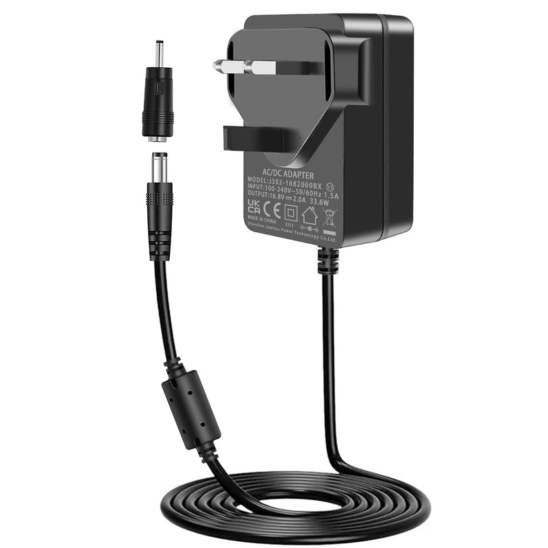[Australia] - 16.8V Charger for Massage Gun,16.8V 2A 1A DC Power Cord for LifePro Sonic, Sonic Mini, Sonic Pro, Fusion X, Sonic Pro Handheld Percussion MassageGun and 14.4V 14.8V Battery Charger. 