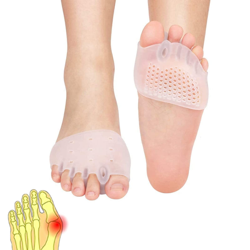 [Australia] - Metatarsal Pads with Gel Forefoot Cushion for Women Men, Soft Gel Ball of Foot Pads Inserts Callus Neuroma Mortons Pads(A) A 