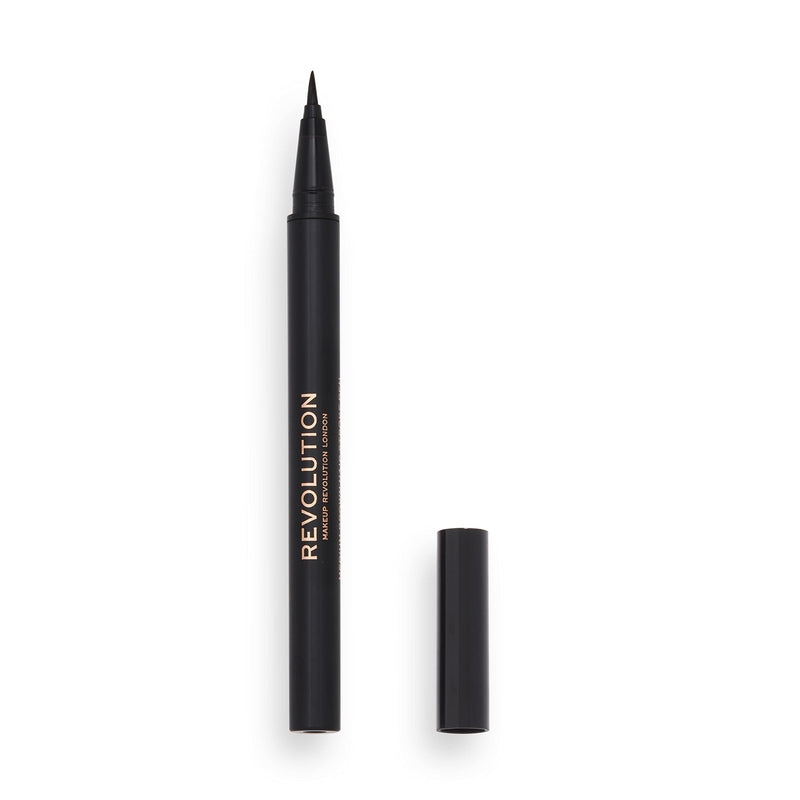 [Australia] - Makeup Revolution, Hair Stroke Eyebrow Pen, Dark Brown, 0.5ml 1 Count (Pack of 1) 