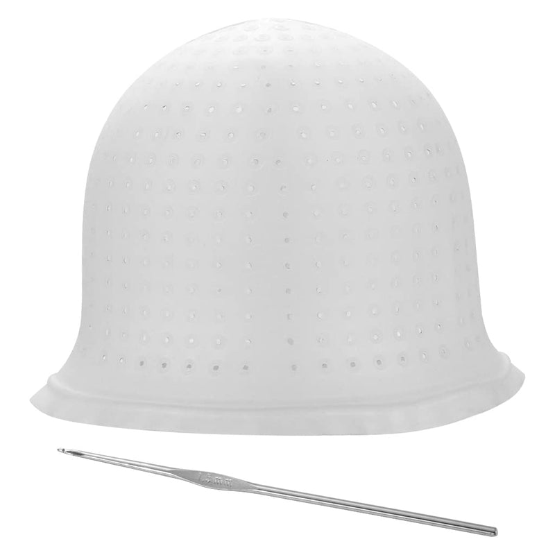 [Australia] - Yusglvia Hair Coloring Hat (Holes Pre-punched), Silicone Hair Highlighting Cap, For Hair Dyeing DIY Salon, with Hair Hook 