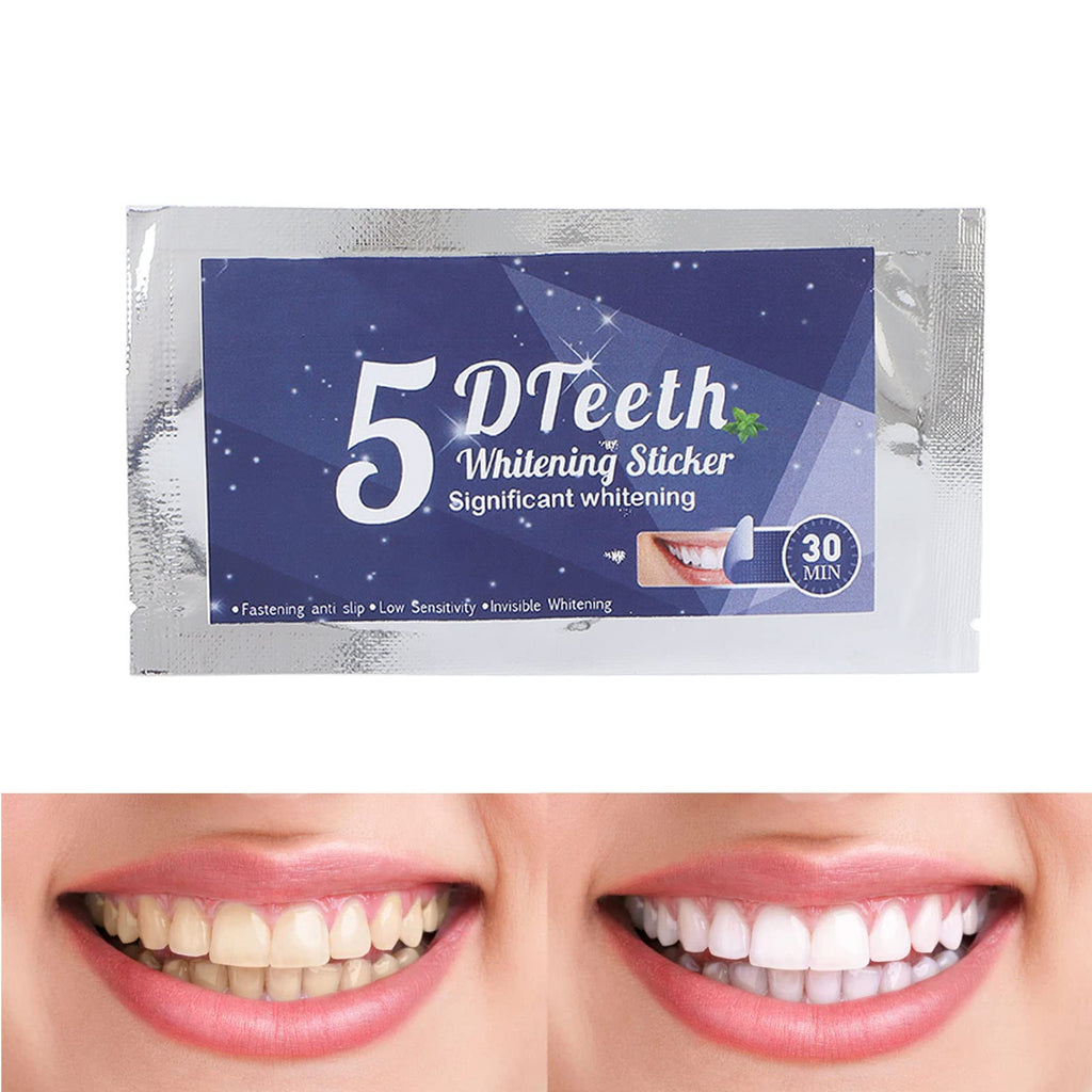 [Australia] - 7pcs Teeth Whitening Strips, Remove Coffee Smoking Refreshing Breath Teeth Brightening Kit for Sensitive Teeth 