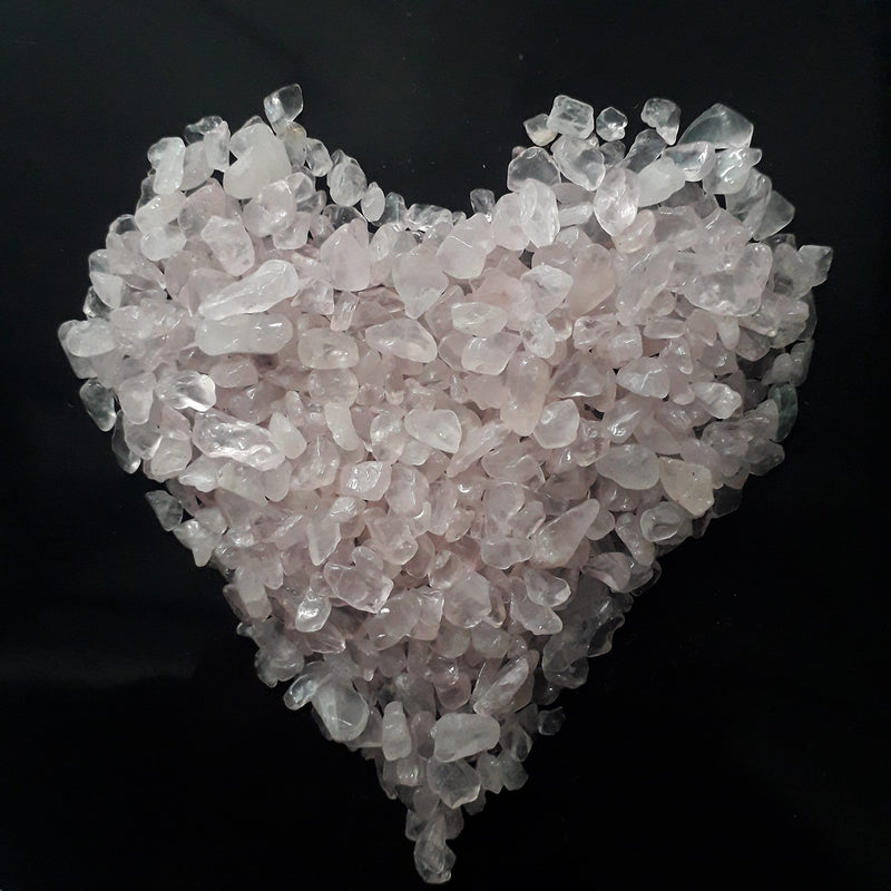 [Australia] - ZEN&TAO Natural Quartz Crystal Gemstone Semi-precious Stone Chips/Mini Tumblestones, Various Sizes and Weight, Decorative Stones (Rose Quartz, 5-7mm 100g) Rose Quartz 
