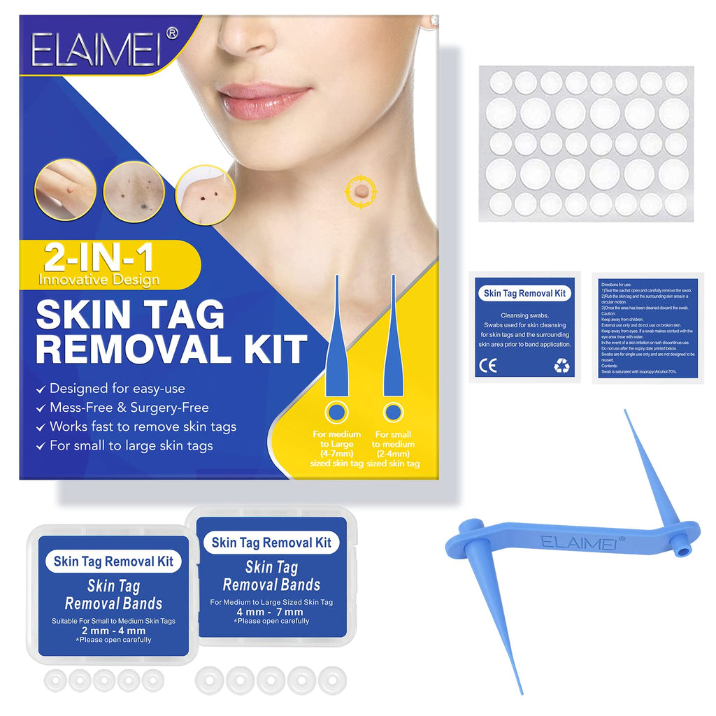 [Australia] - Skin Tag Remover - Upgraded 2-in-1 Skin Tags & Moles Removal Kit, Painless and Safe for All Body Parts,for Small to Large Sized(2mm to 8mm) 