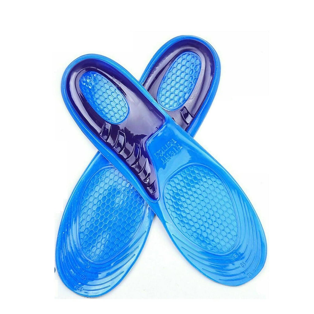 [Australia] - walgreen Xample SIZE 8-12 Orthotic Insoles for Arch Support Plantar Fasciitis Flat Feet Massaging for Men and Women Back & Heel Pain, Blue 