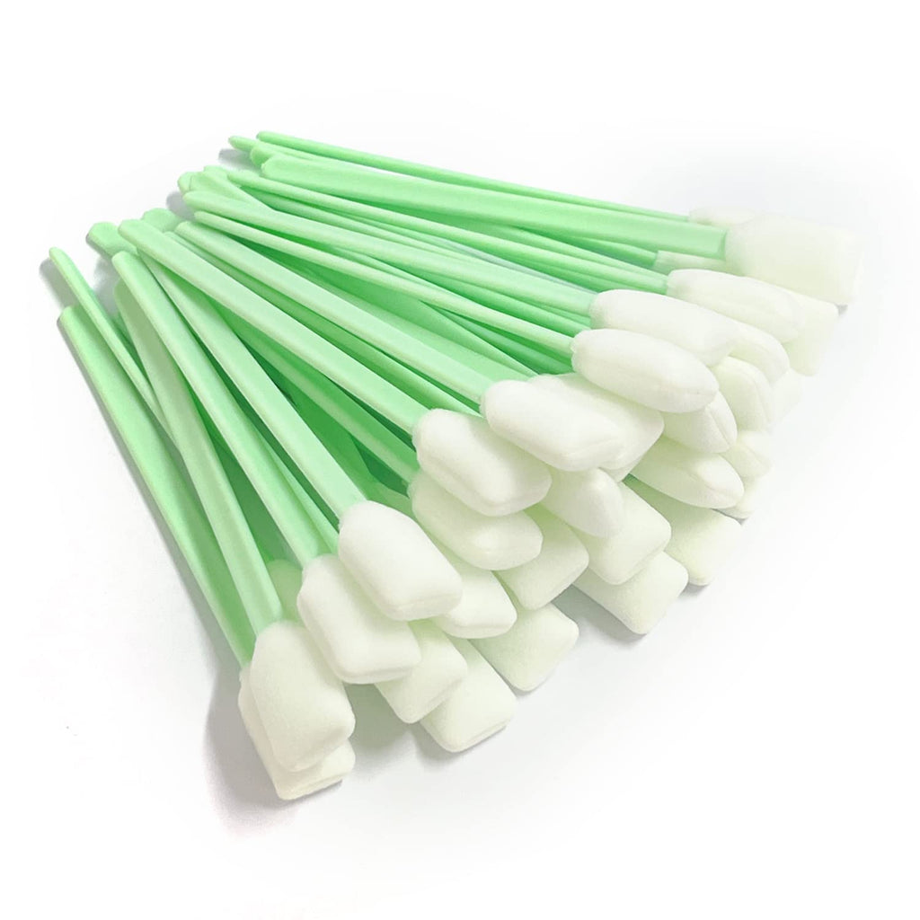[Australia] - 40 Pieces Foam Cleaning Cotton Buds Dust-Free Sponge Cotton Buds Cleaning Cotton Buds Rectangular Cotton Buds for Camera, Lens, Inkjet Printer 12.8 x 0.14 x 0.075 cm 