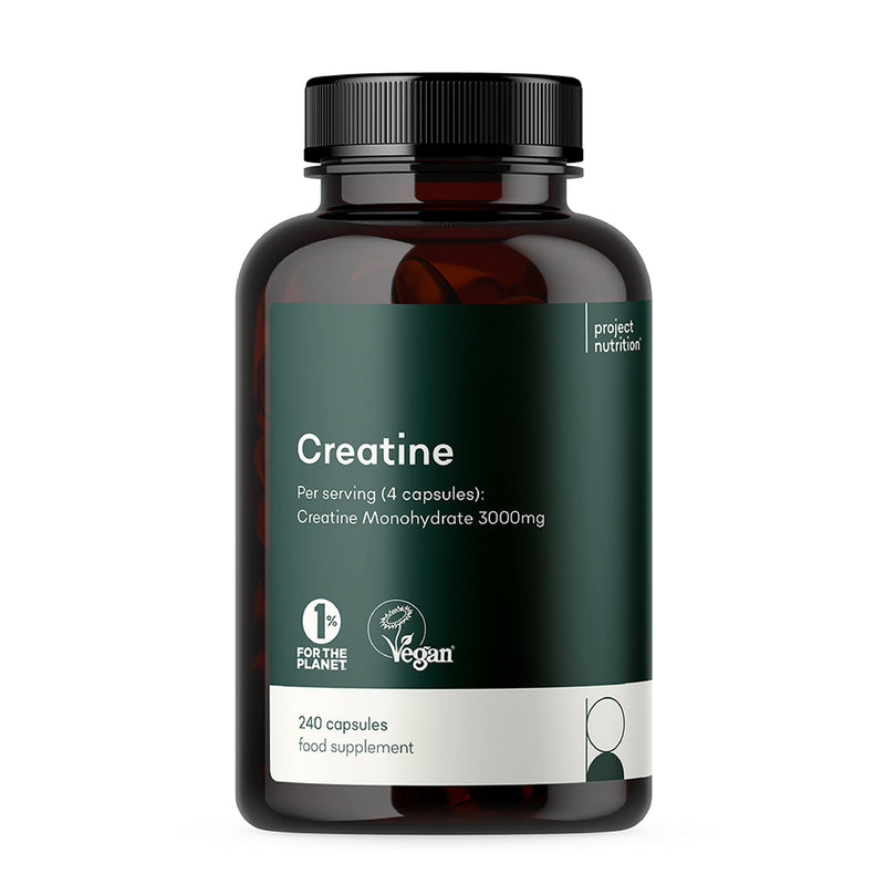 [Australia] - Pure Creatine Monohydrate Capsules 3000mg - No Excipients or Fillers - 240 Capsules per Bottle (750mg Capsules) 