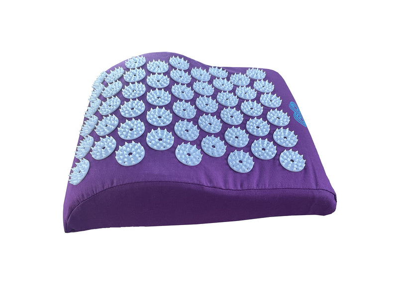 [Australia] - OR8 Wellness Acupressure Pillow for Shoulders and Cervical Bolster Pillow for Neck Pain and Migraine, Massage Cushion, Provides Firm and Safe Support Purple 