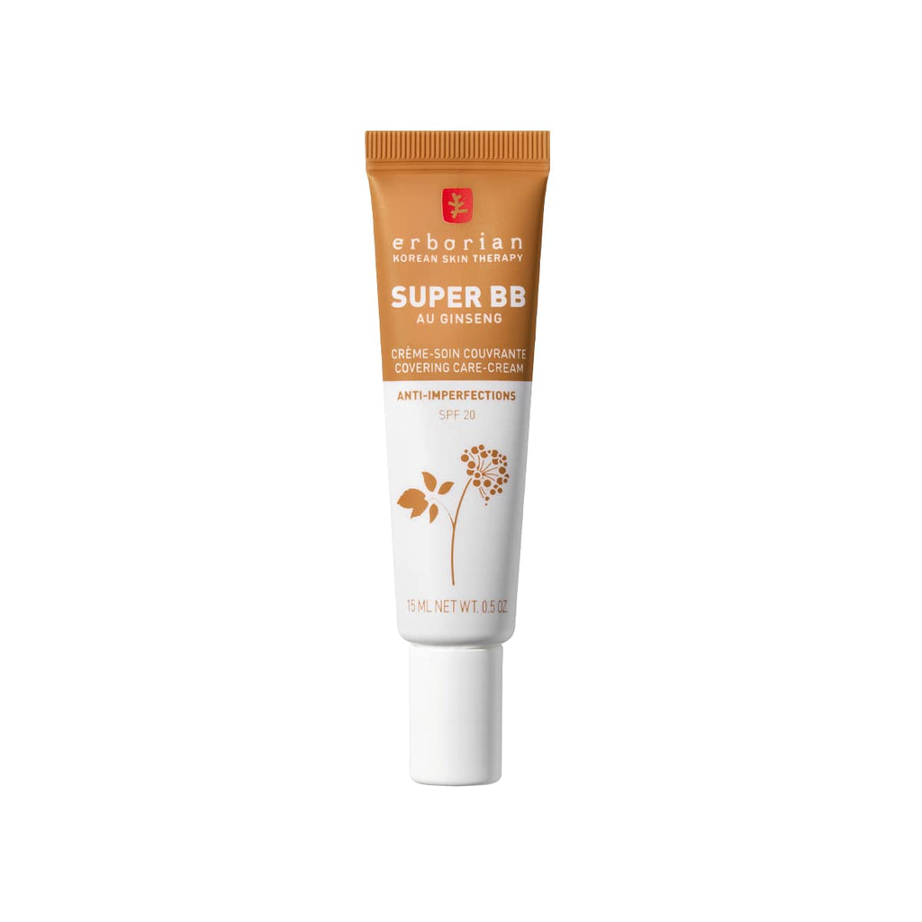 [Australia] - Erborian - Super BB Cream with Ginseng - Full coverage BB cream for acne prone skin - Erborian Korean Skincare Caramel 15 ml 