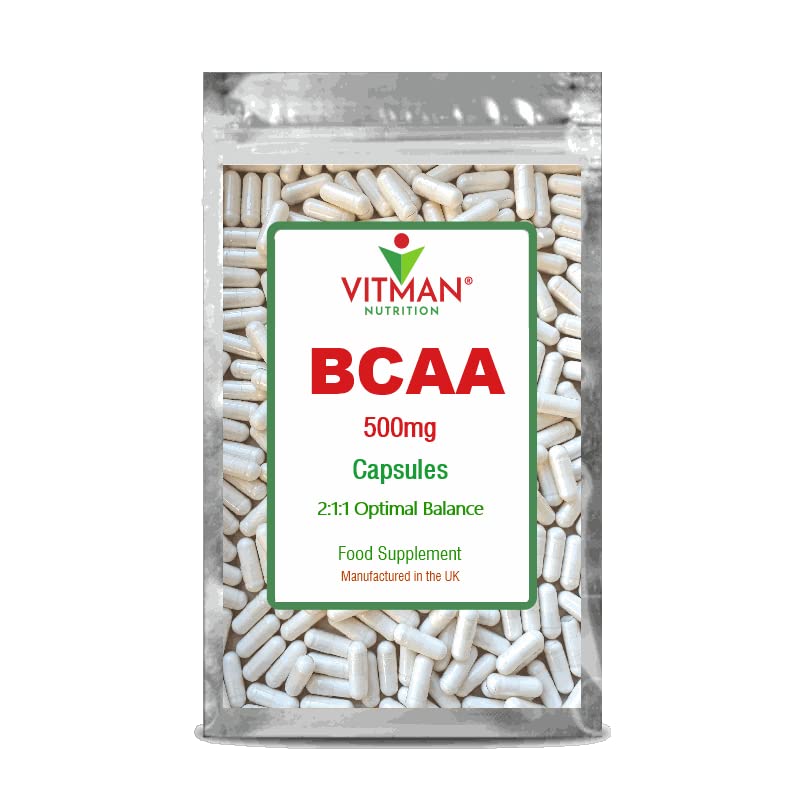 [Australia] - BCAA Capsules Branched Chain Amino Acids (BCAA) L-Leucine, L-Isoleucine & L-Valine (90 Caps) (90) 90 