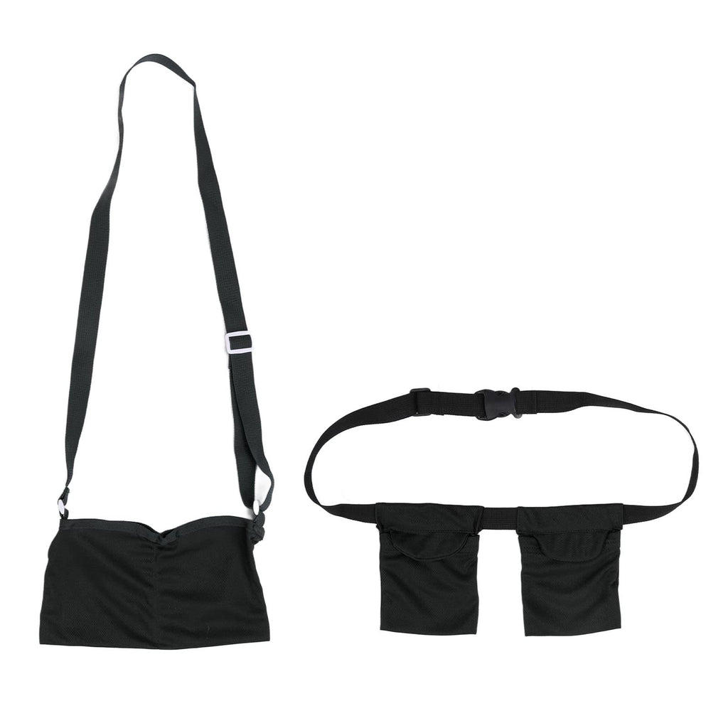 [Australia] - Mastectomy Drain Holder, Pouches with Shower Bag, Length Adjust Elastic Band Mesh Shower Bag Surgery Drainage Pouch for Surgery Mastectomy(Black) Black 