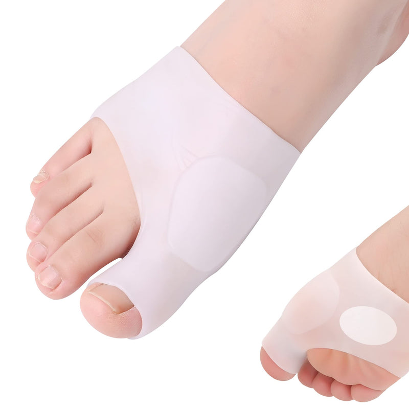 [Australia] - DYKOOK Gel Metatarsal Sleeves and Bunion Cushions 2Pack Thickened Metatarsal Silicone Pad Protector Bunion Pad Sleeve for Bunion Forefoot Pain Relieved and Friction Prevented 