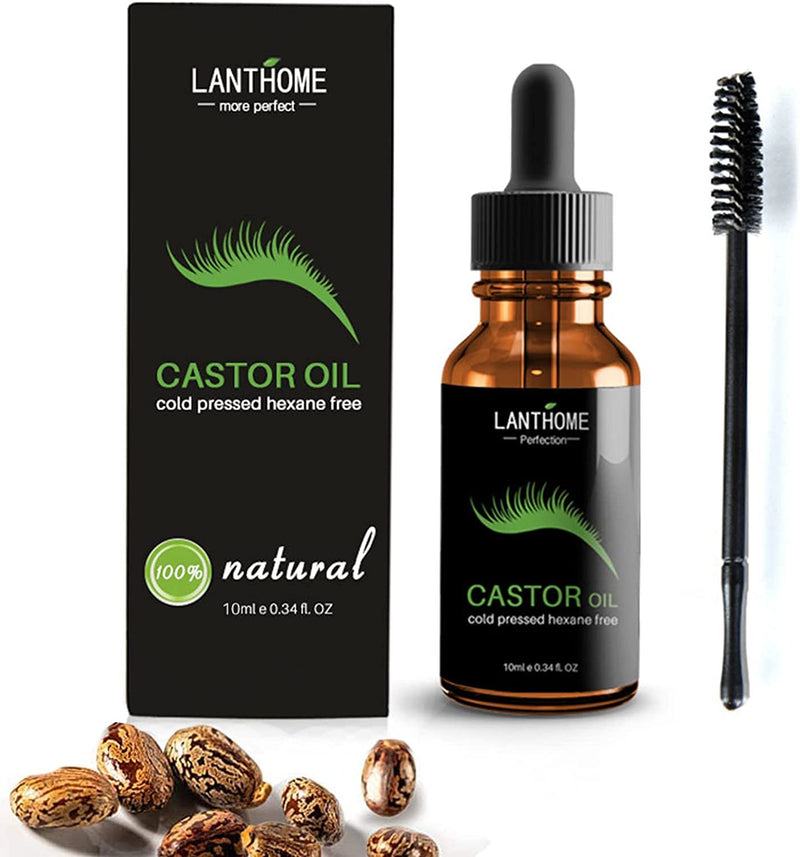 [Australia] - Castor Oil Hair Growth,Organic Castor Oil for Eyebrows Eyebrows Lash Nail,Hair Growth Serum Eyelash Growth Serum,Pure Cold Pressed Lash Growth Serum Skin Care Ricin Oil 