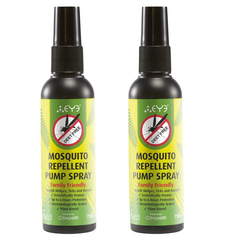 [Australia] - THEYE Insect Repellent Spray 75ml x 2 | No Deet | Plant-Based & Alcohol Free | No Harmful Chemicals | Mosquito Repellent 