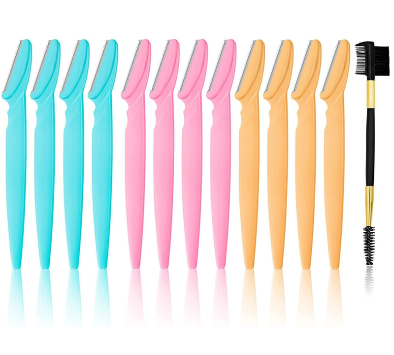 [Australia] - 12PCS Face Razor Dermaplaning Blades for Face Eyebrow Razor Facial Hair Remover Face Razors, Exfoliating Dermaplaning Tool Blades Shaver Trimmer Shaper for Women and Men 12 