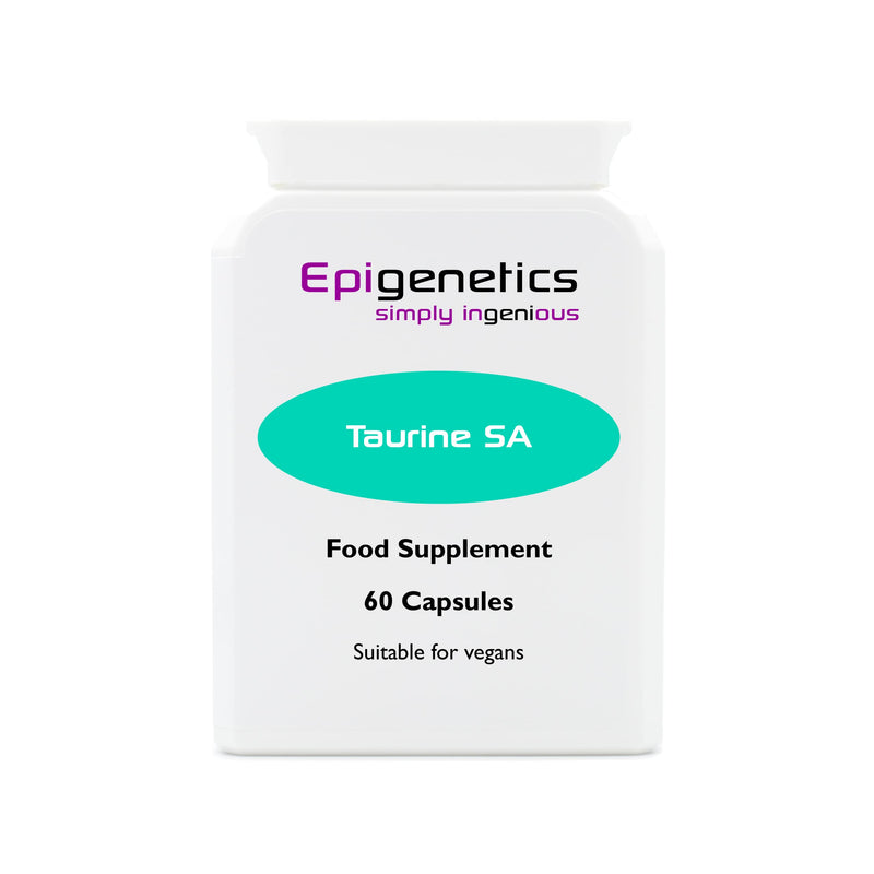 [Australia] - Taurine SA | 570mg L-Taurine Amino Acid + Natural Succinic Acid Antioxidant | 60 Vegan Friendly Capsules UK Made | 1 Capsule Daily (2 Month Supply) 