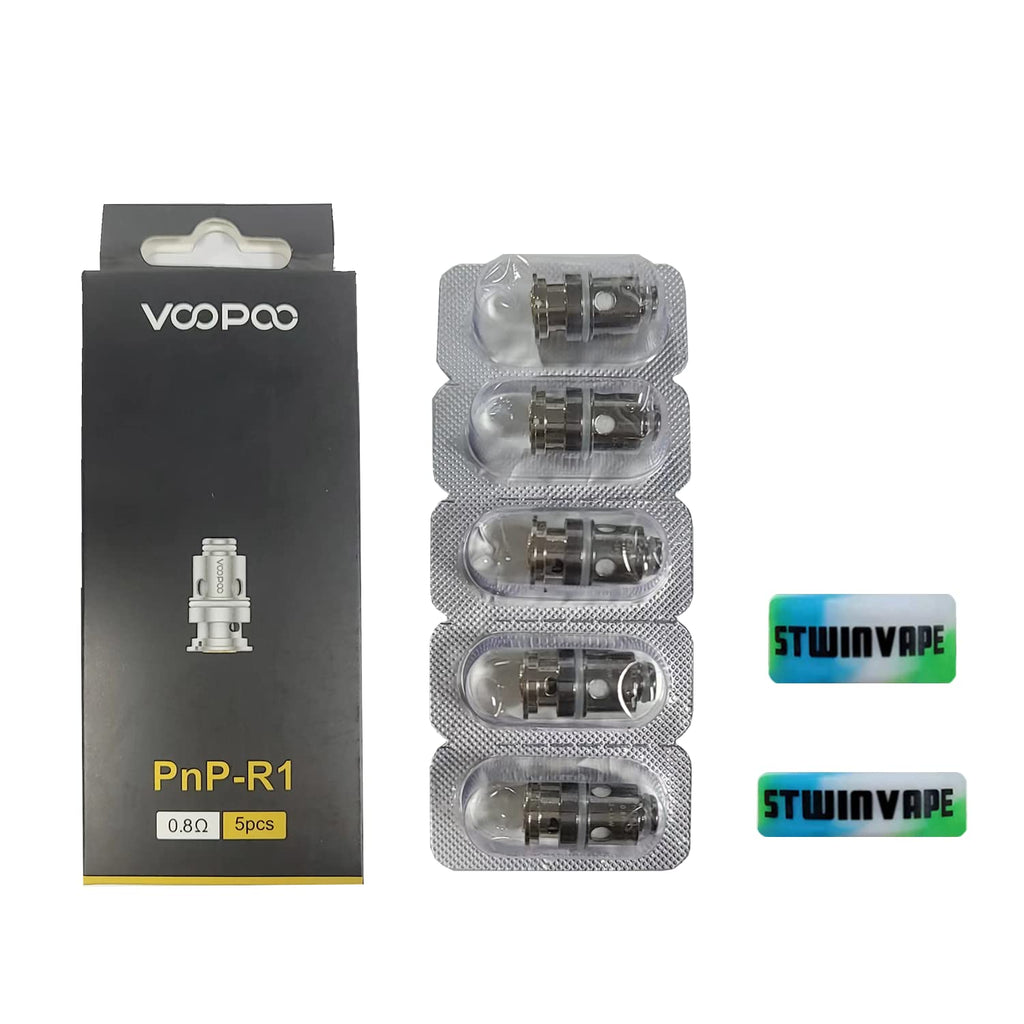 [Australia] - VOPOO PNP Coils R1 Drag S X Max Mod PnP X Pod Tank Mtl Coil Argus X GT air Pro Vinci X 2 R air Mod Pod Doric 60 Musket Seal V Suit Coils 0.8ohm Pack of 5 