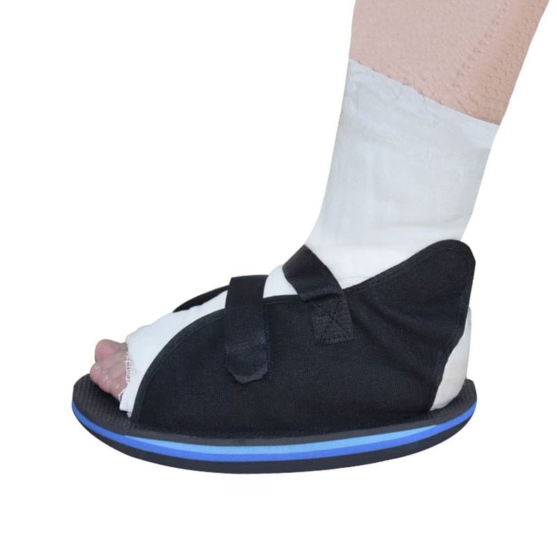 [Australia] - Medical Post Op Shoe Plaster Cast Shoe Surgery Open Toe Gypsum Shoe Surgical Rehabilitation Shoes for Men Women, fits Either Left or Right Foot,1PC L(30cm) 