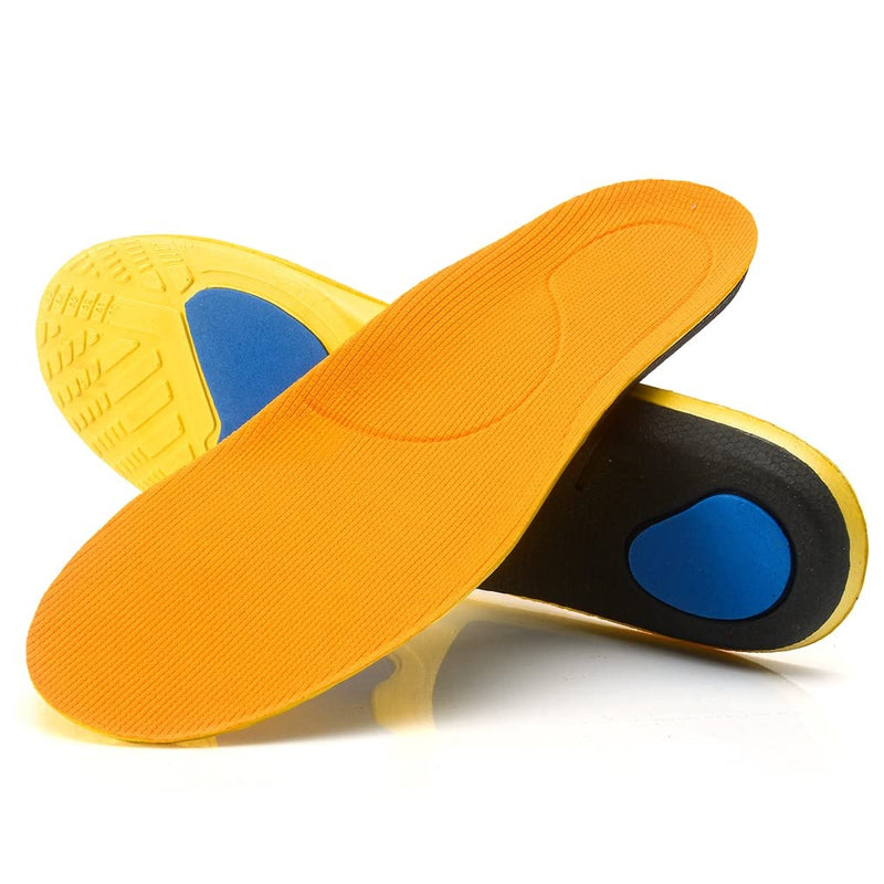 [Australia] - YURRUON 1 Pair Arch Support Insoles Shoe Insoles Inserts Cushioning Foot Pad Insert Flat Foot Shoe Insoles for Men and Women Men (UK Size 7 - 10) 