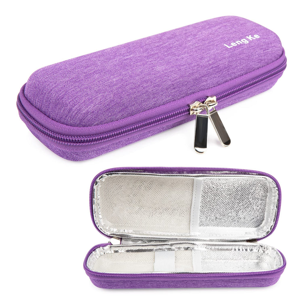 [Australia] - YOUSHARES Medicine Cool Bag - Insulin Cooler Travel Case Diabetes Bags Cooler Case for Diabetic Organize Supplies Insulin Pen Case for Insulin Needles (Purple) A_purple 