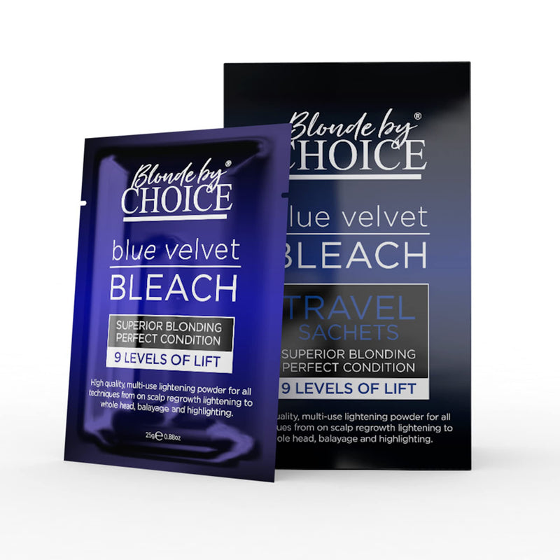 [Australia] - Professional Hair Bleach, Blonde by Choice Blue Velvet, Premium Hair Lightener, 9 Levels Of Lift, Inbuilt Blonde Toner, Perfect Bleach Hair Dye for Root Touch up, Highlights, Balayage, Ombre (100g) 100 g (Pack of 1) 