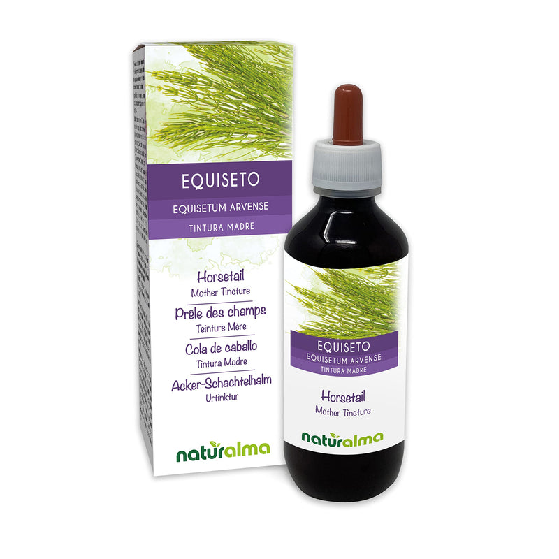 [Australia] - Horsetail (Equisetum arvense) herb Alcohol-Free Mother Tincture Naturalma | Liquid Extract Drops 200 ml | Food Supplement | Vegan 
