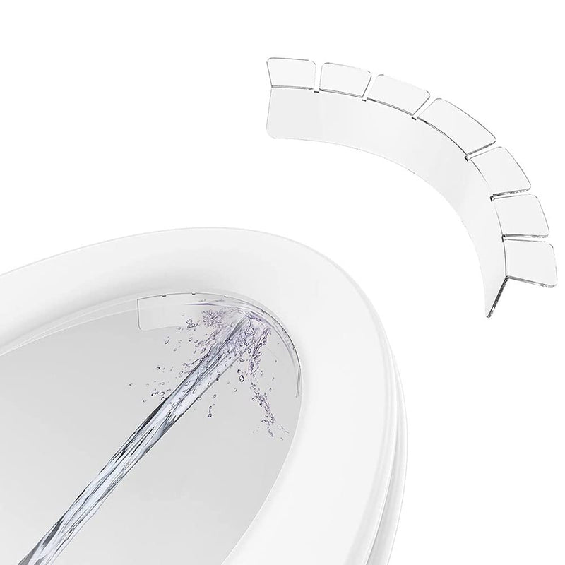 [Australia] - MAICOLA Pack of 2 Toilet Seat Splash Guards, Transparent Toilet Seat Pee Protection, Urine Deflector, Waterproof Urine Deflector for Children and Adults 