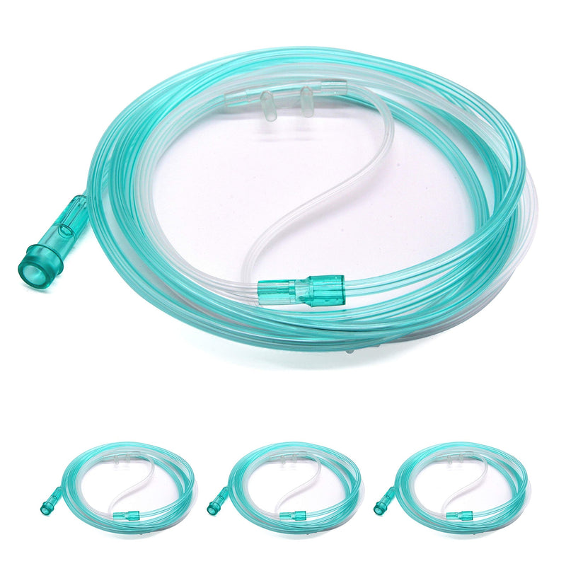 [Australia] - 3 Pack Soft High Flow Oxygen Cannulas and Sensitive 7 Foot Tubes with Standard Connection | O2 Hose Accessories for Adults 