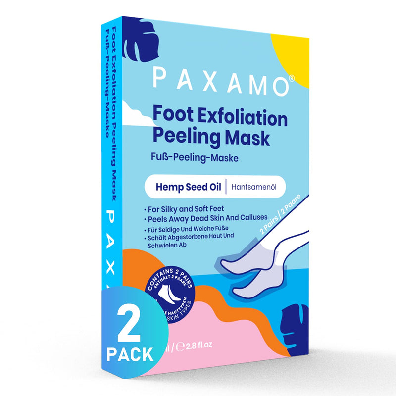 [Australia] - Foot Peel Mask, Foot Mask for Exfoliating, Moisturising Treatment - Removes Calluses and Hard Skin, Foot Care for Men and Women (2 Pairs) 2 Pair (Pack of 1) 