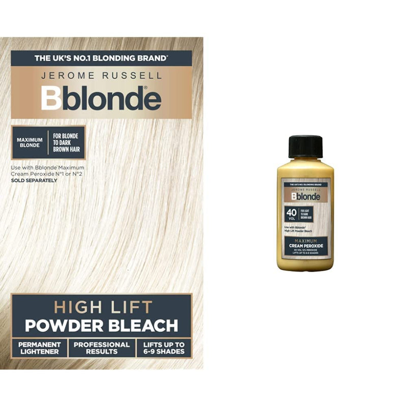 [Australia] - Jerome Russell Bblonde High Lift Powder Bleach & Jerome Russell Bblonde Maximum Lift Cream Peroxide 40 Vol 