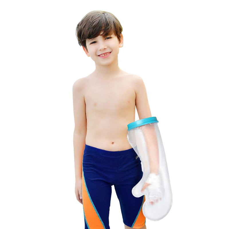 [Australia] - Fasola Child Cast Cover Arm Waterproof for Shower, Plaster Hand Sleeve Dressing Protector for Broken Wrist, Elbow, Fingers Wound, Burns, Reusable Cast Bag Full Arm Keep Wounds & Bandage Dry, 12 inch 2-3 Yrs (31cm) 