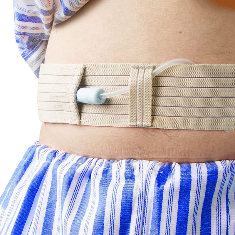[Australia] - Peritoneal Dialysis Catheter Belt - 2 Pack G Tube Holder for Men and Women - Abdominal Dialysis Belt for PD,G,PEG,J Tube Fixed - Dialysis Accessories(Large) large 