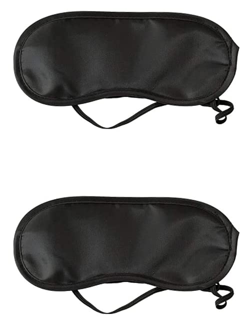 [Australia] - LOYAL 21G (2 Pack) Sleep Masks for Women and Sleep Masks for Man, Super Smooth Eye Mask with Strap 100% Suitable for Lunch Break/Travel/on The Plane/Hotel 