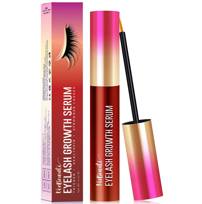 [Australia] - VieBeauti Eyelash Growth Serum, Boosts Enhancer Eyelash Growth Serum for Lush, Thicker, Eyelashes Red(3ML) 