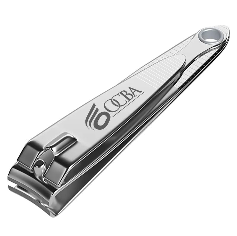 [Australia] - OCBA Nail Clippers Stainless Steel Nail Cutter for Thick Toenails Professional Heavy Duty Fingernail Clipper Toenail Clippers for Men Women 