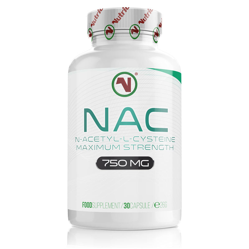 [Australia] - NAC Supplement 750mg | Vegan Capsules | N-Acetyl-Cysteine Amino Acid - High Bioavailability - Providing Non Toxic Stable Form of L-Cysteine - EU Made to ISO and GMP Standards (30) 30 Count (Pack of 1) 